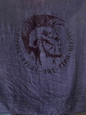 DIESEL scarf Heather Blue.